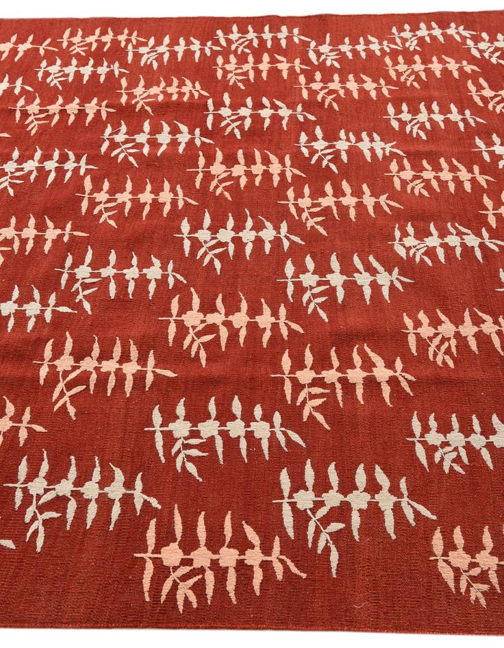 Detail image of 5' 11 x 7' 10  Hand Woven Kilim Modern Rug