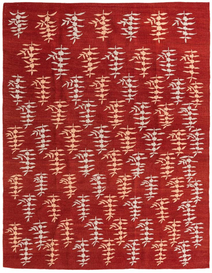 Detail image of 5' 11 x 7' 10 Hand Woven Kilim Modern Rug