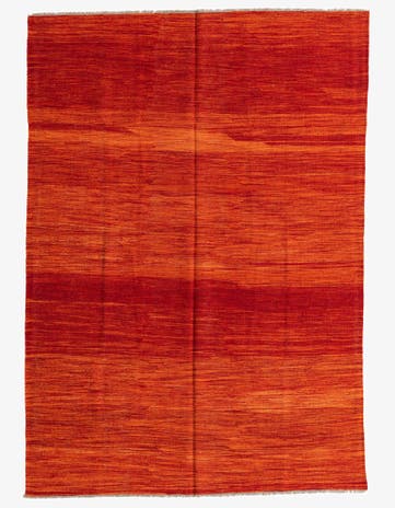 5' 7 x 8' Hand Woven Kilim Modern Wool Rug