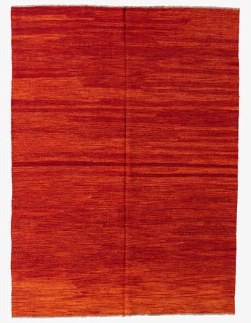 6' x 8' Hand Woven Kilim Modern Wool Rug