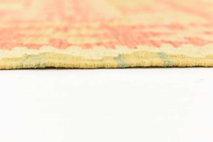 4' 8 x 6' 6 Hand Woven Kilim Waziri Wool Rug