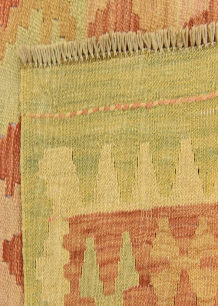 4' 8 x 6' 6 Hand Woven Kilim Waziri Wool Rug