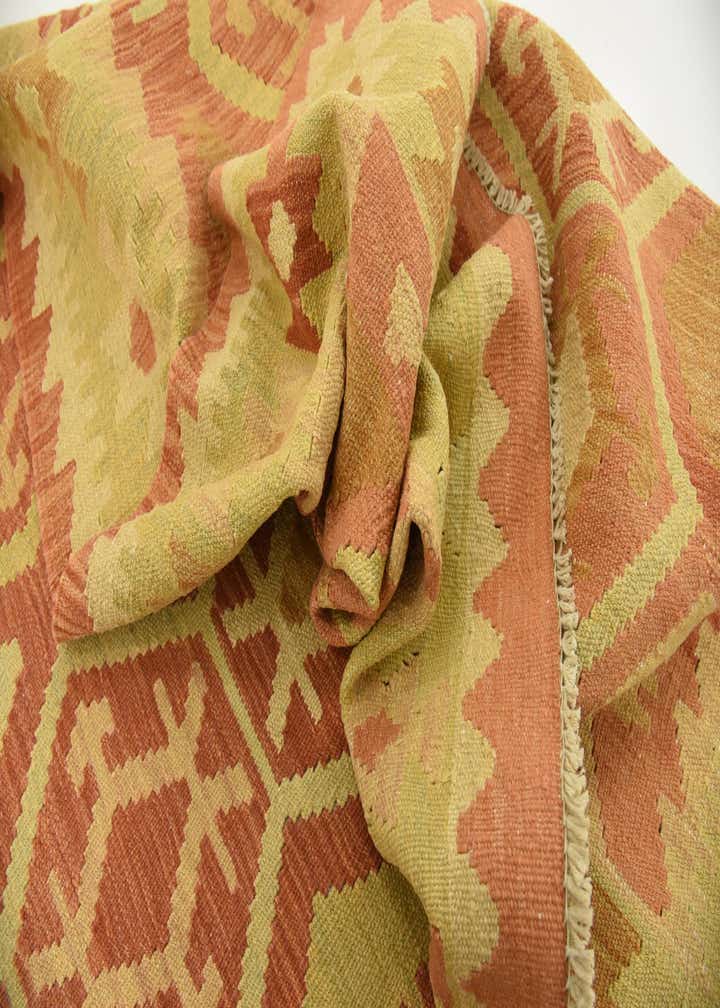 3' 9 x 5' 9 Hand Woven Kilim Waziri Wool Rug