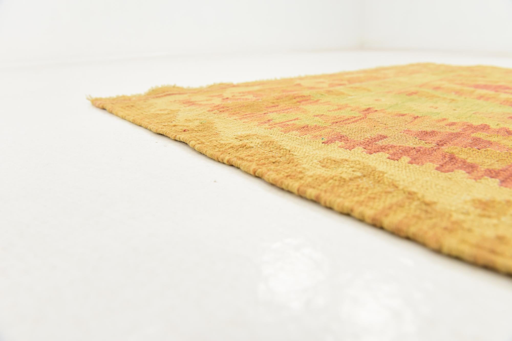 3' 3 x 5' Hand Woven Kilim Waziri Wool Rug