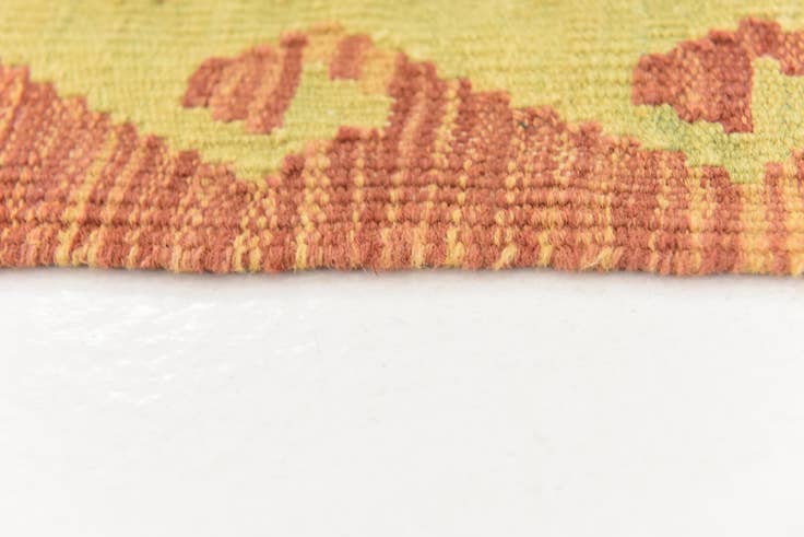 Detail image of 3' 4 x 4' 10 Hand Woven Kilim Waziri Wool Rug