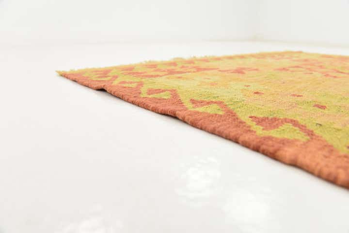 3' 3 x 4' 10 Hand Woven Kilim Waziri Wool Rug