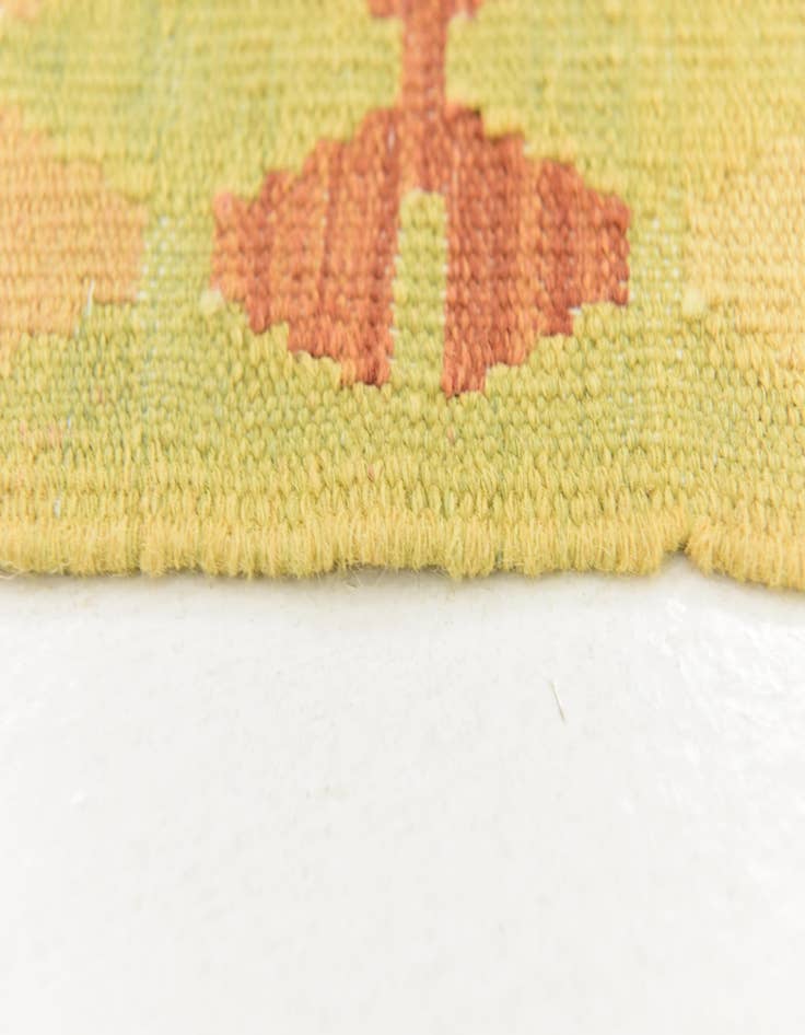 Detail image of 3' 3 x 5'  Hand Woven Kilim Waziri Wool Rug