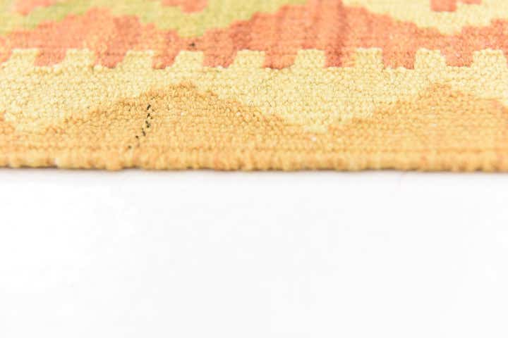 4' 8 x 6' 6 Hand Woven Kilim Waziri Wool Rug