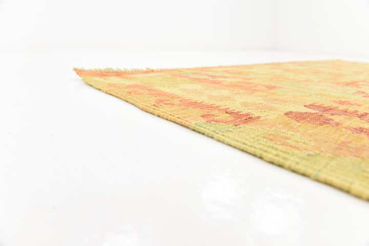 5' x 6' 8 Hand Woven Kilim Waziri Wool Rug