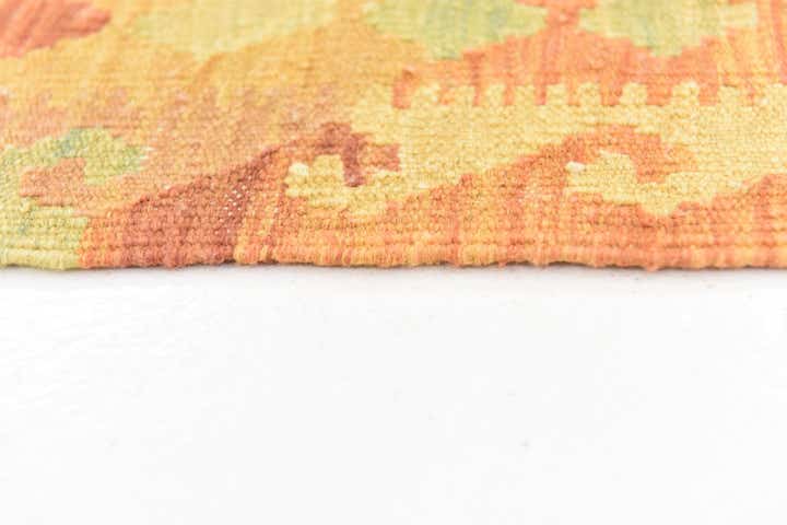 5' x 6' 8 Hand Woven Kilim Waziri Wool Rug