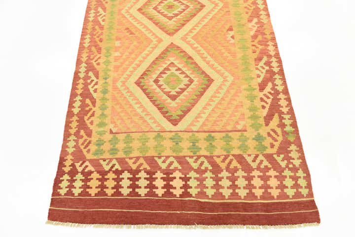 3' 6 x 6' Hand Woven Kilim Waziri Wool Rug