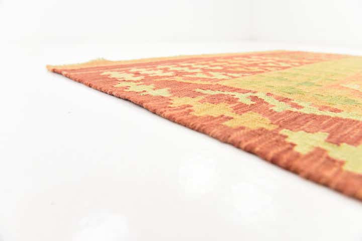 3' 6 x 6' Hand Woven Kilim Waziri Wool Rug