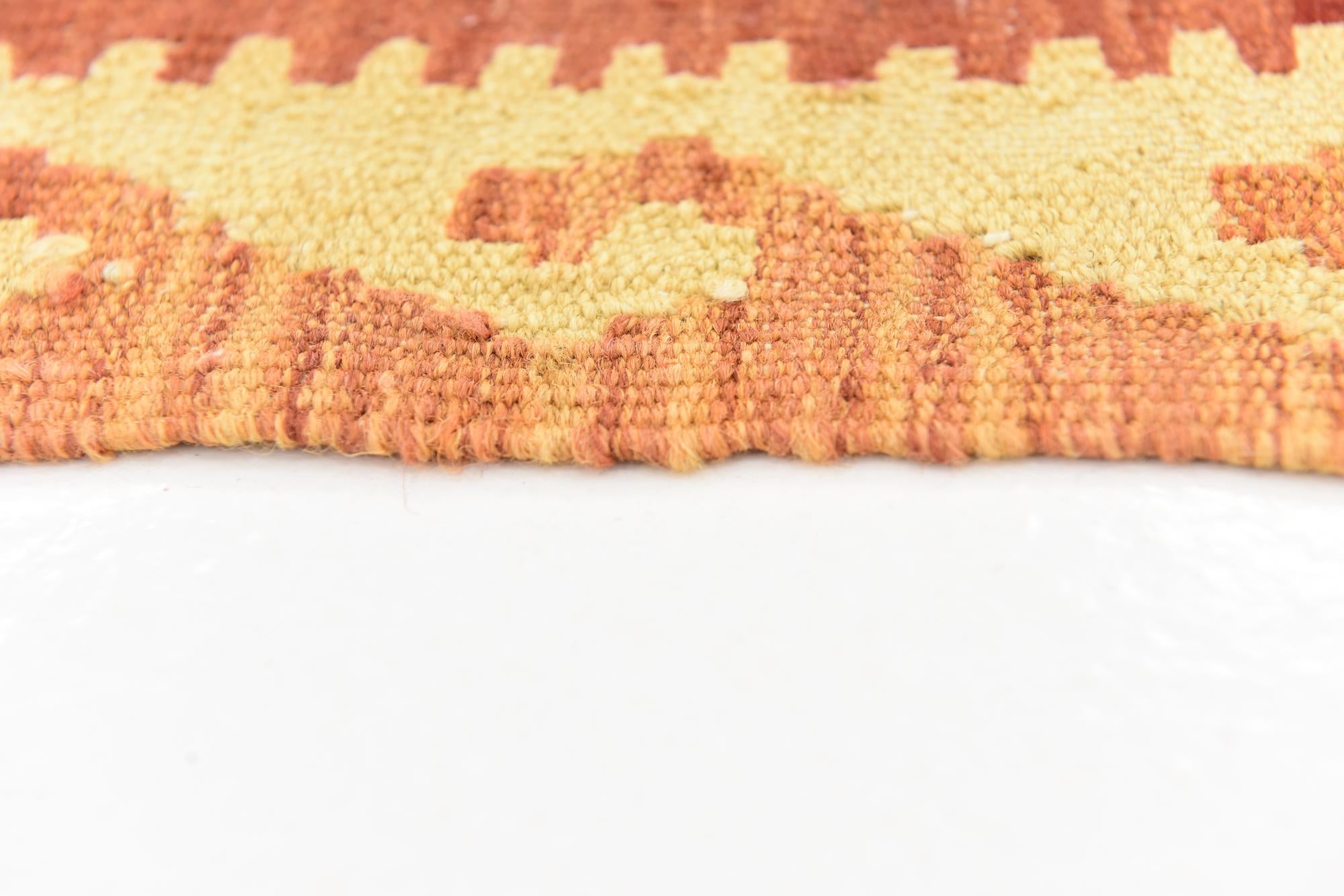 3' 10 x 5' 10 Hand Woven Kilim Waziri Wool Rug