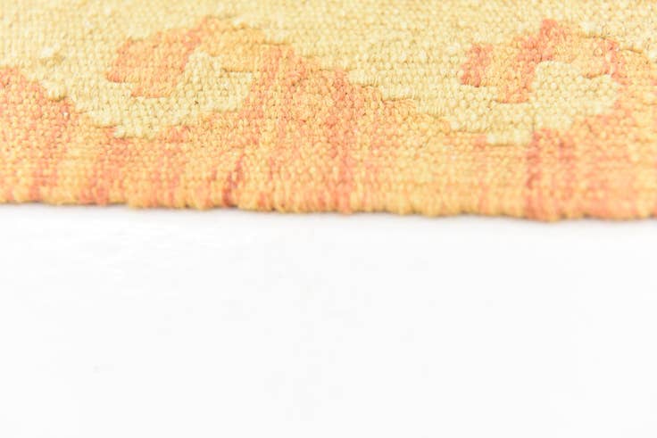 Detail image of 4' 8 x 6' 9 Hand Woven Kilim Waziri Wool Rug