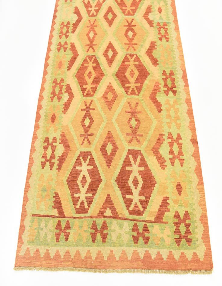 Detail image of 5' x 6' 6  Hand Woven Kilim Waziri Wool Rug