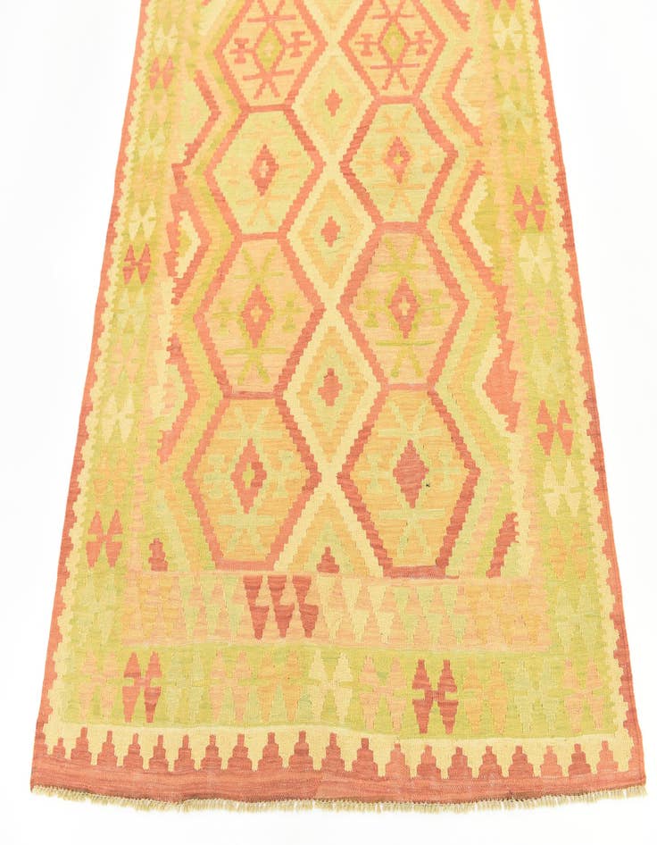 Detail image of 4' 9 x 6' 5 Hand Woven Kilim Waziri Wool Rug