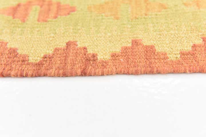 4' 10 x 6' 7 Hand Woven Kilim Waziri Wool Rug