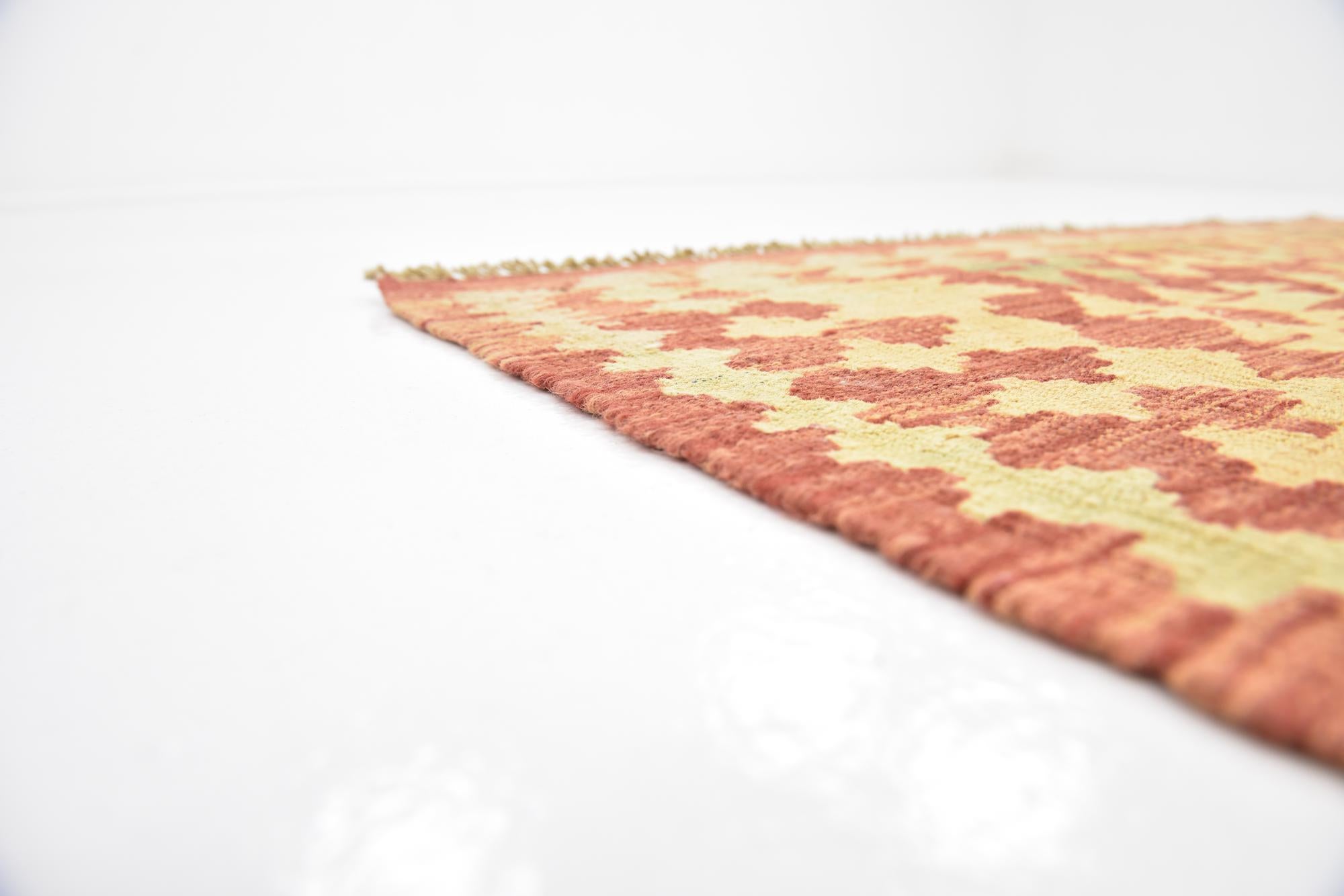 3' 7 x 5' Hand Woven Kilim Waziri Wool Rug