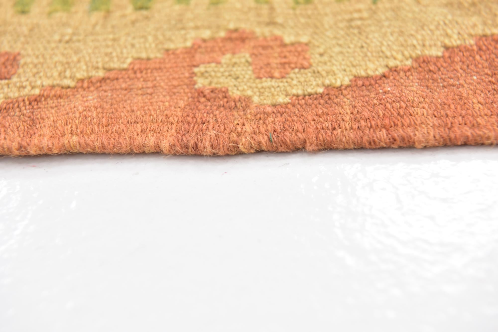 3' 2 x 5' Hand Woven Kilim Waziri Wool Rug