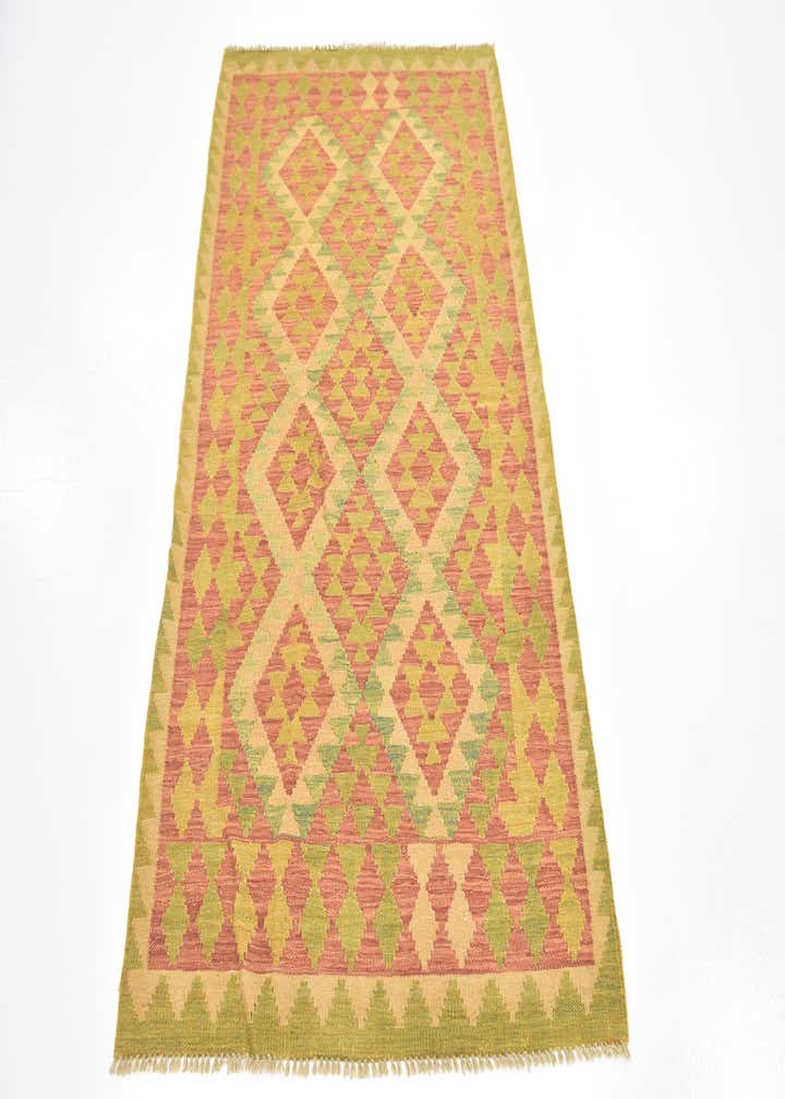 3' x 5' 2 Hand Woven Kilim Waziri Wool Rug