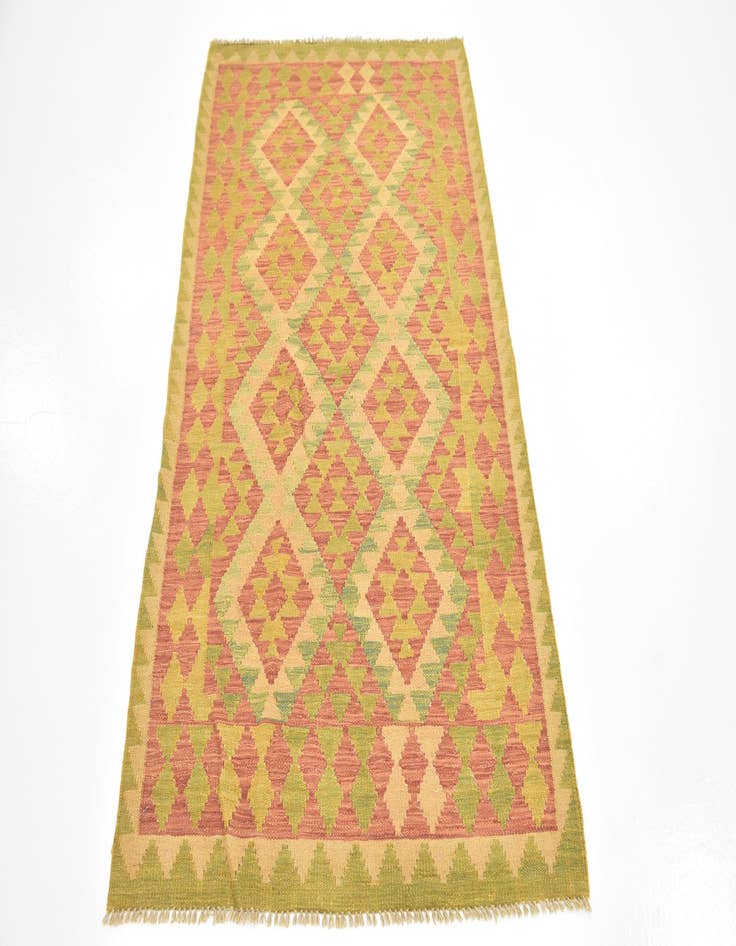 Detail image of 3' x 5' 2 Hand Woven Kilim Waziri Wool Rug