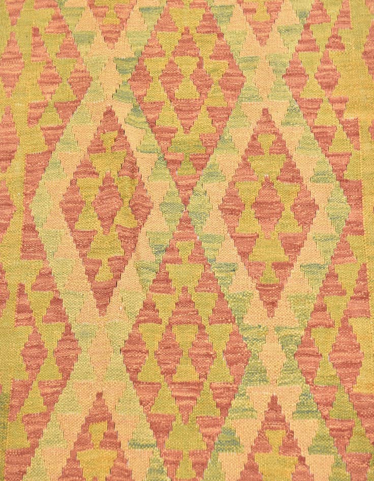 Detail image of 3' x 5' 2 Hand Woven Kilim Waziri Wool Rug
