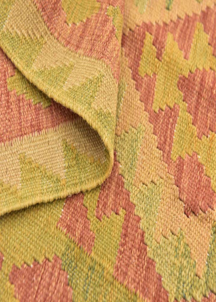 3' x 5' 2 Hand Woven Kilim Waziri Wool Rug