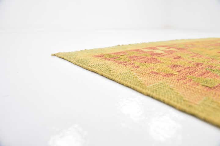 3' x 5' 2 Hand Woven Kilim Waziri Wool Rug