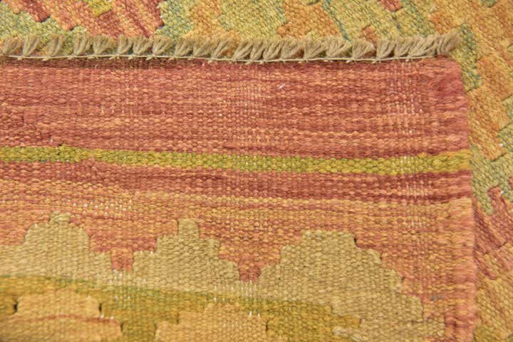 3' 2 x 5' Hand Woven Kilim Waziri Wool Rug