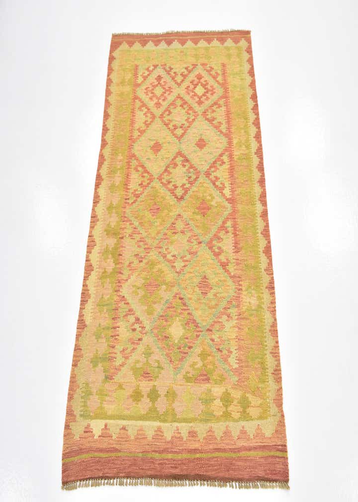 3' 2 x 5' Hand Woven Kilim Waziri Wool Rug
