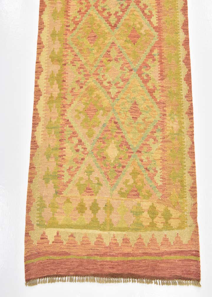 3' 2 x 5' Hand Woven Kilim Waziri Wool Rug