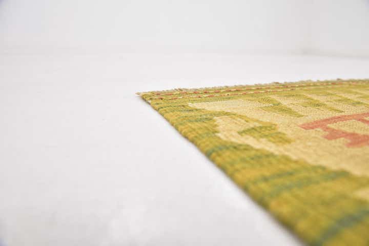 2' 7 x 4' 4 Hand Woven Kilim Waziri Wool Rug
