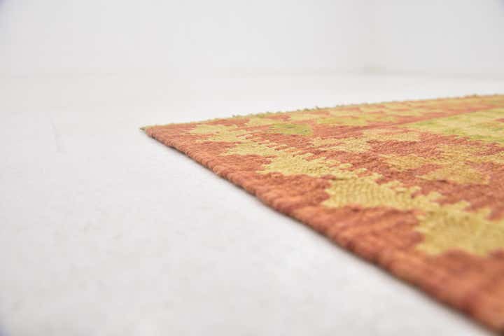 3' 4 x 5' Hand Woven Kilim Waziri Wool Rug