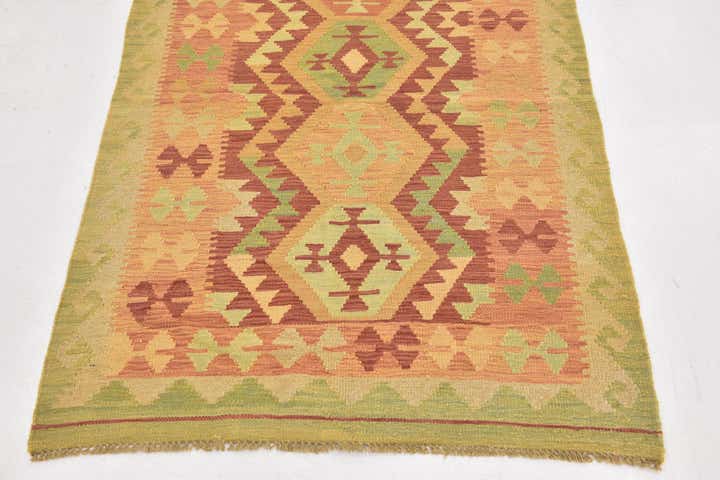 100cm x 150cm Handgewebt Kilim Waziri Wolle Teppich