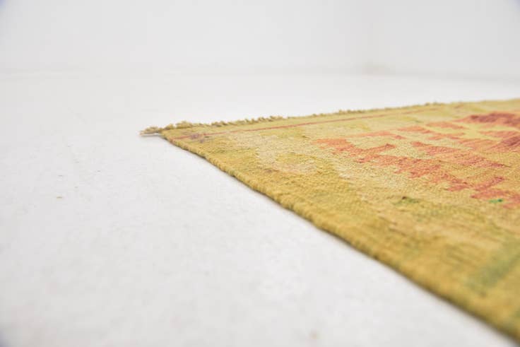 Detailansicht von 100cm x 150cm Handgewebt Kilim Waziri Wolle Teppich