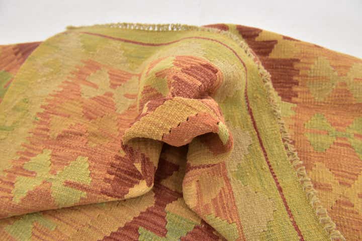 100cm x 150cm Handgewebt Kilim Waziri Wolle Teppich