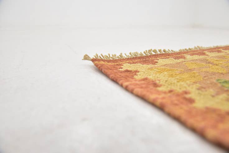 Detail image of 3' x 5' Hand Woven Kilim Waziri Wool Rug