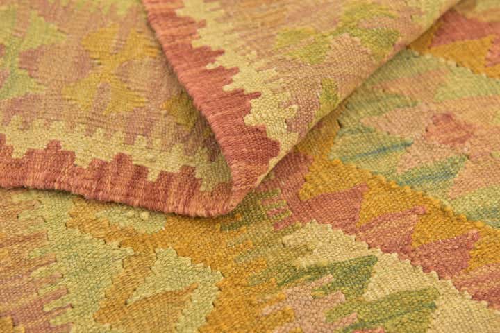 3' x 5' Hand Woven Kilim Waziri Wool Rug