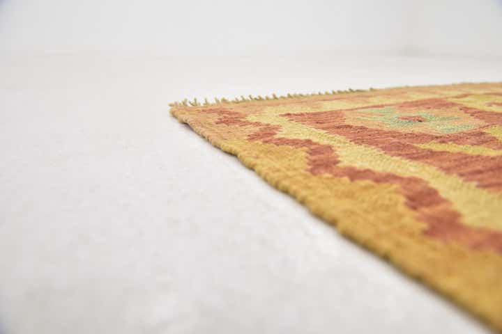 3' 2 x 5' Hand Woven Kilim Waziri Wool Rug