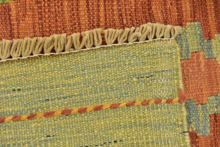 3' 3 x 5' Hand Woven Kilim Waziri Wool Rug