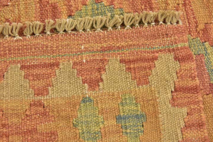 3' 7 x 5' Hand Woven Kilim Waziri Wool Rug
