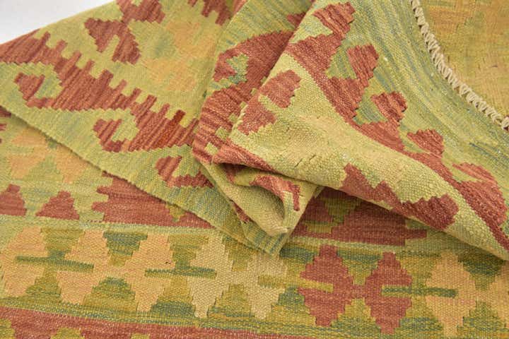 2' 8 x 4' 5 Hand Woven Kilim Waziri Wool Rug