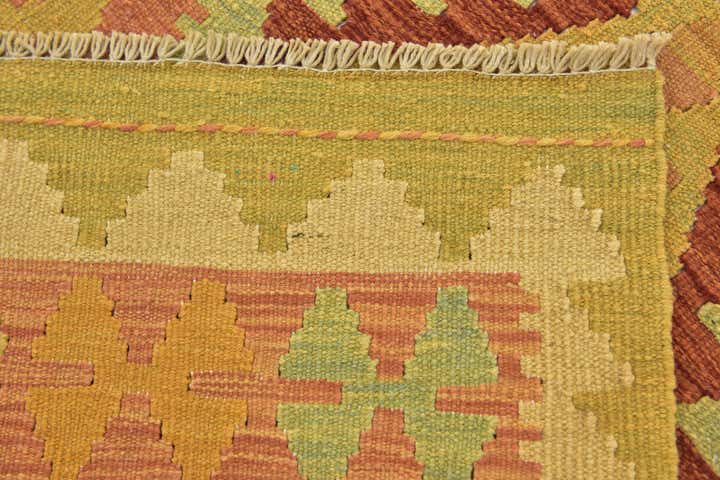 75cm x 120cm Handgewebt Kilim Waziri Wolle Teppich