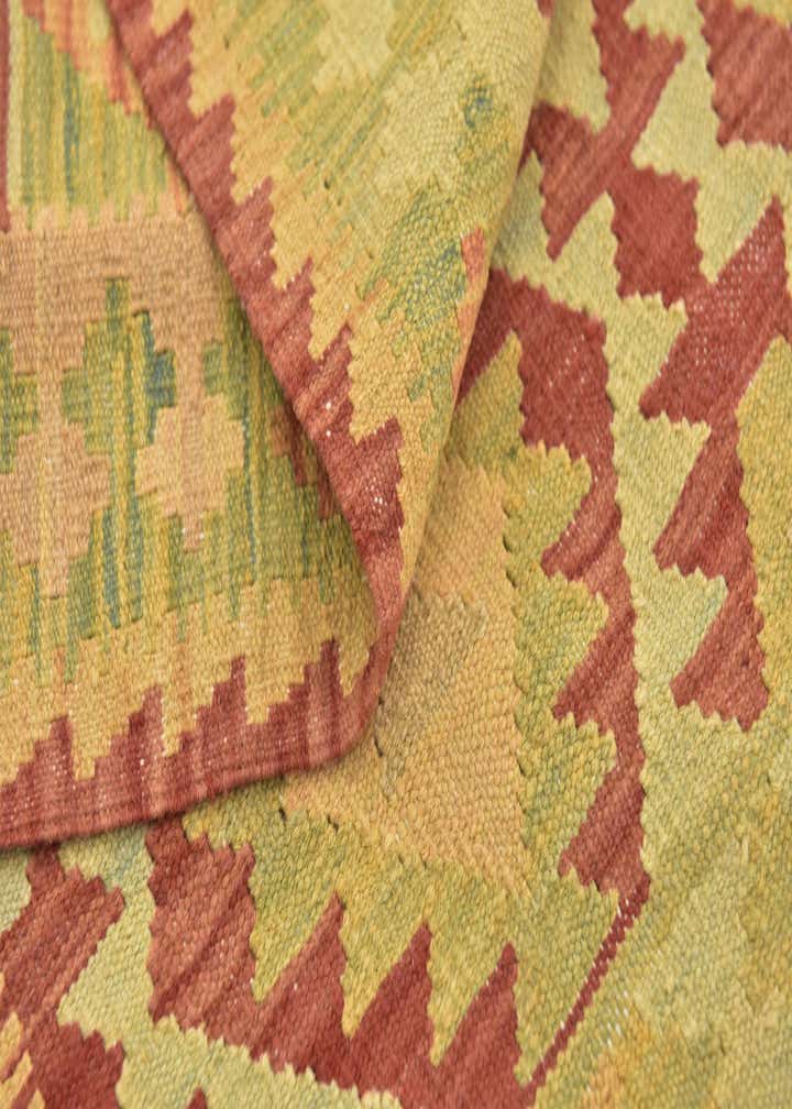 3' 2 x 4' Hand Woven Kilim Waziri Wool Rug