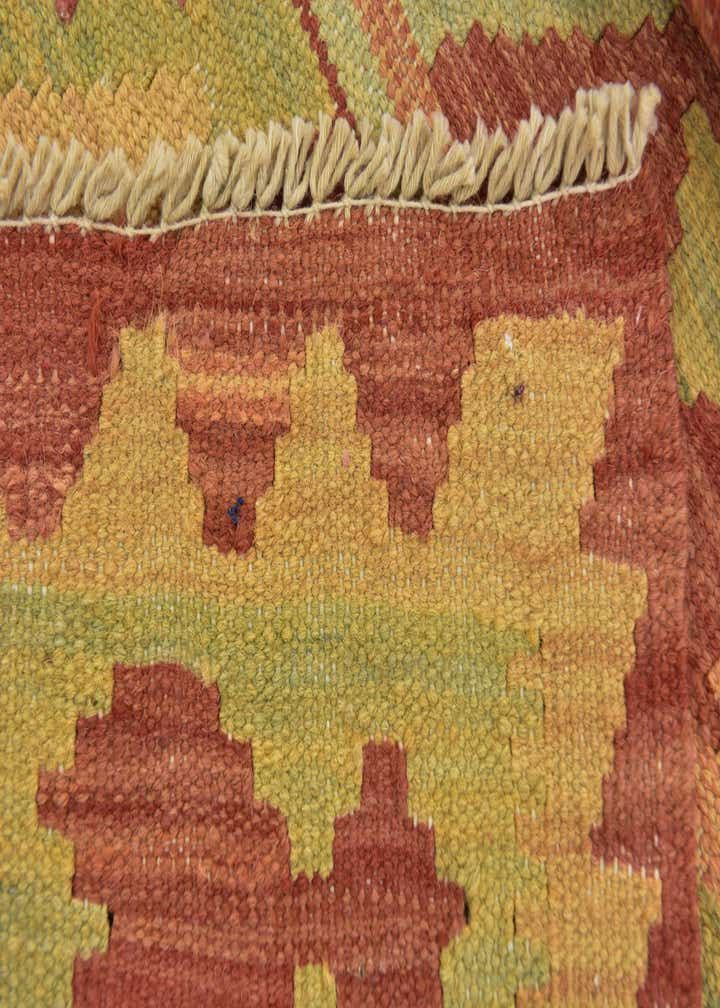3' 2 x 4' Hand Woven Kilim Waziri Wool Rug