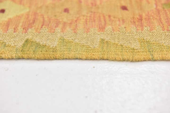 85cm x 130cm Handgewebt Kilim Waziri Wolle Teppich