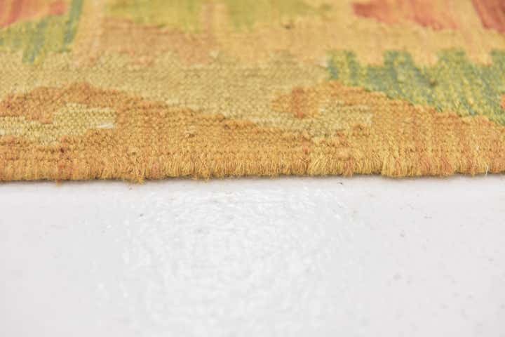 2' 10 x 4' 3 Hand Woven Kilim Waziri Wool Rug