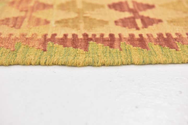 85cm x 130cm Handgewebt Kilim Waziri Wolle Teppich
