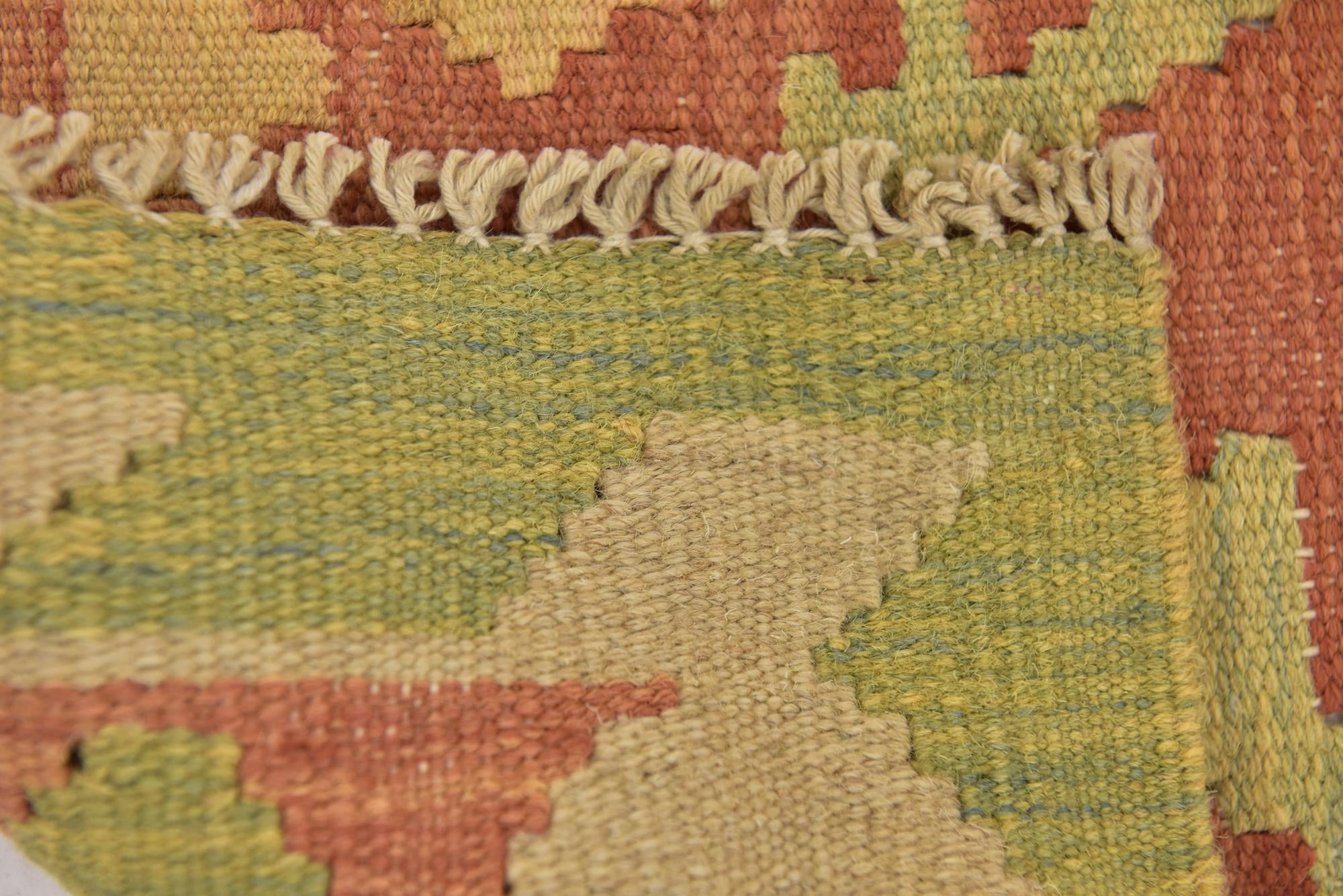 2' 8 x 4' 8 Hand Woven Kilim Waziri Wool Rug