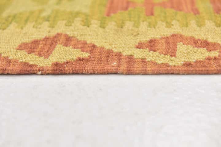 3' 3 x 5' Hand Woven Kilim Waziri Wool Rug